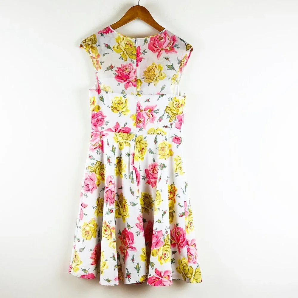 2/$20 Betsey Johnson Floral Chiffon Dress 4